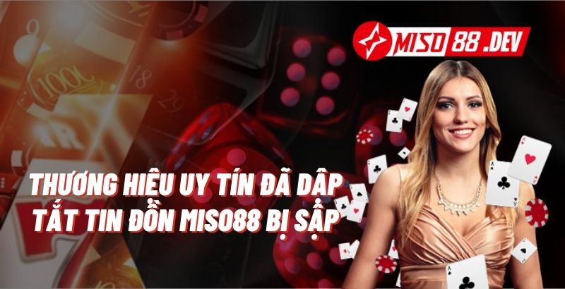 Thương hiệu uy tín đã dập tắt tin đồn Miso88 bị sập